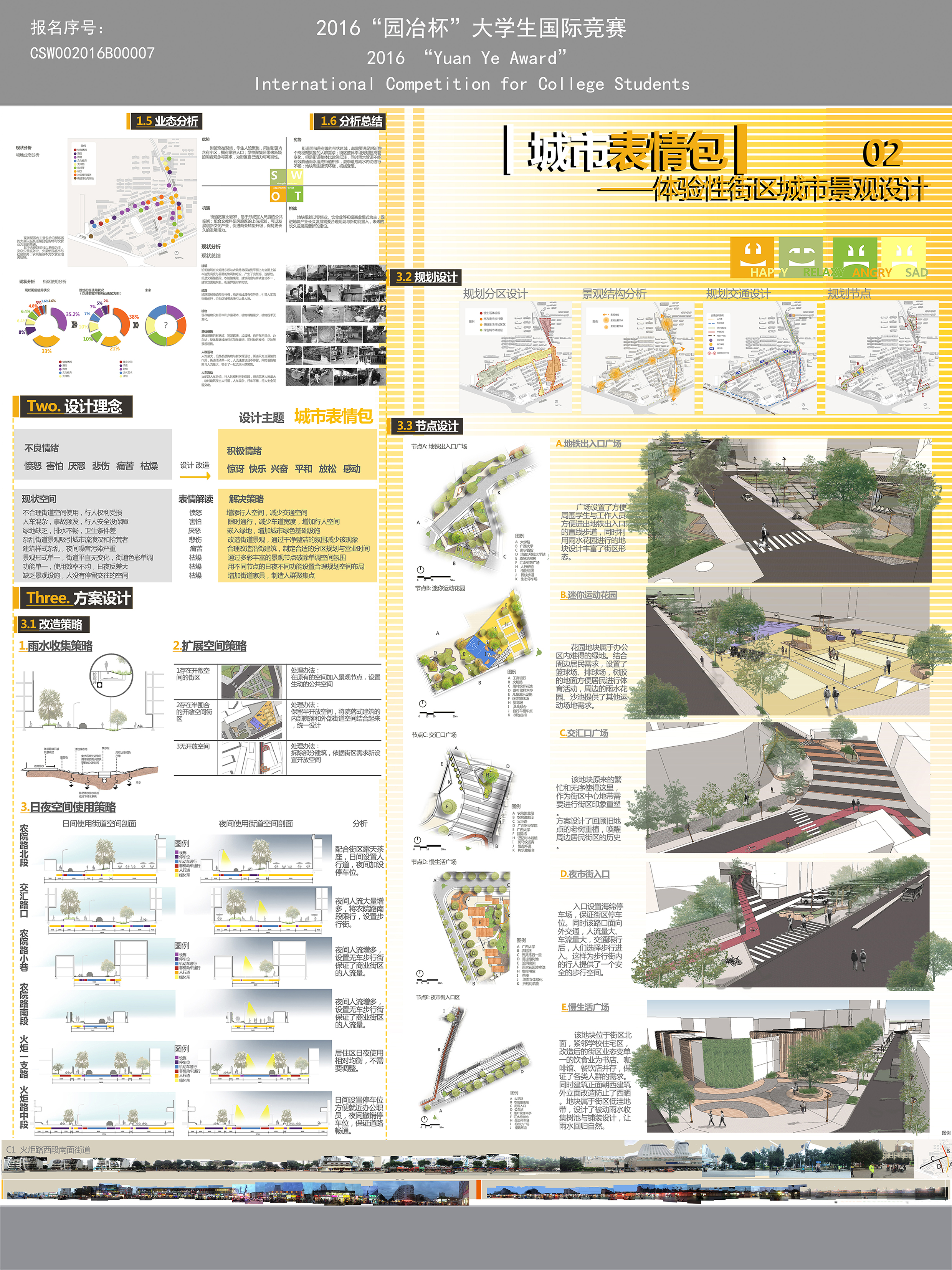 城市表情包——体验性街区城市景观设计