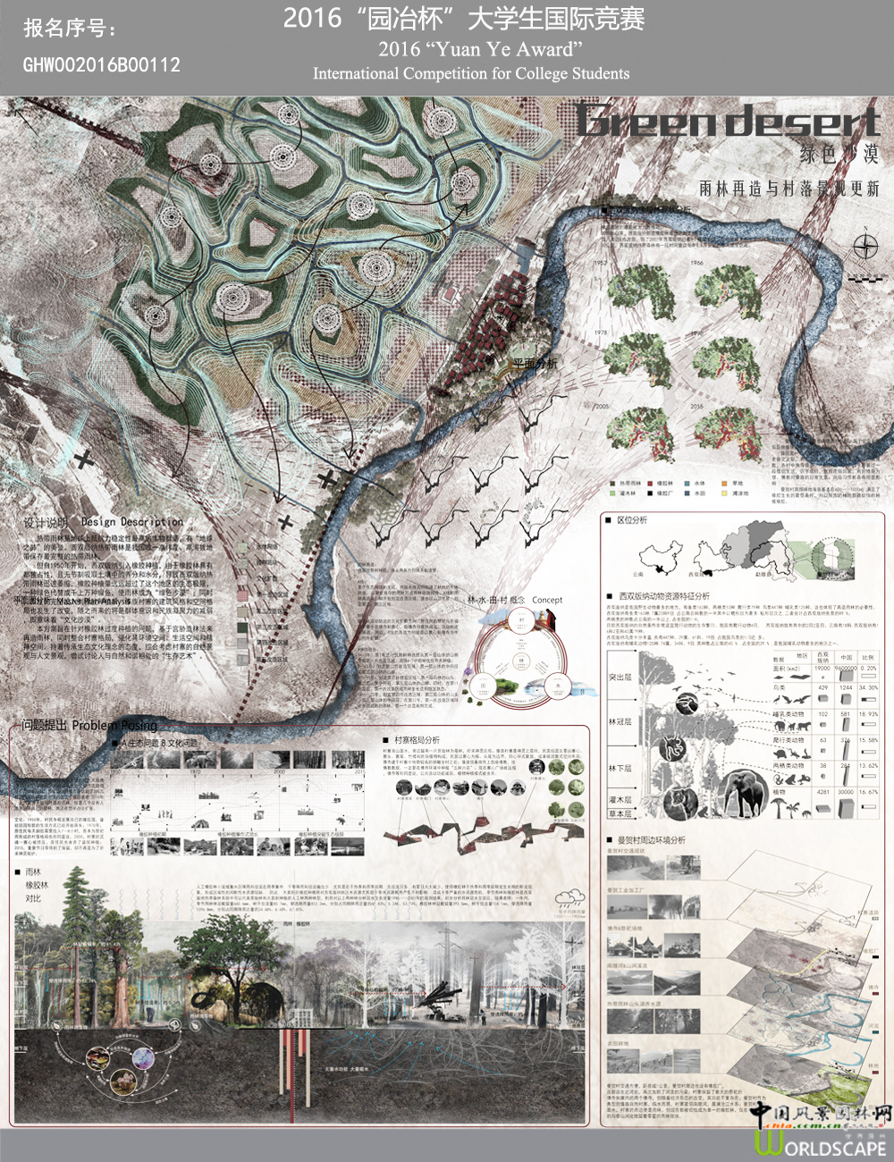 绿色沙漠——雨林再造与村落景观更新
