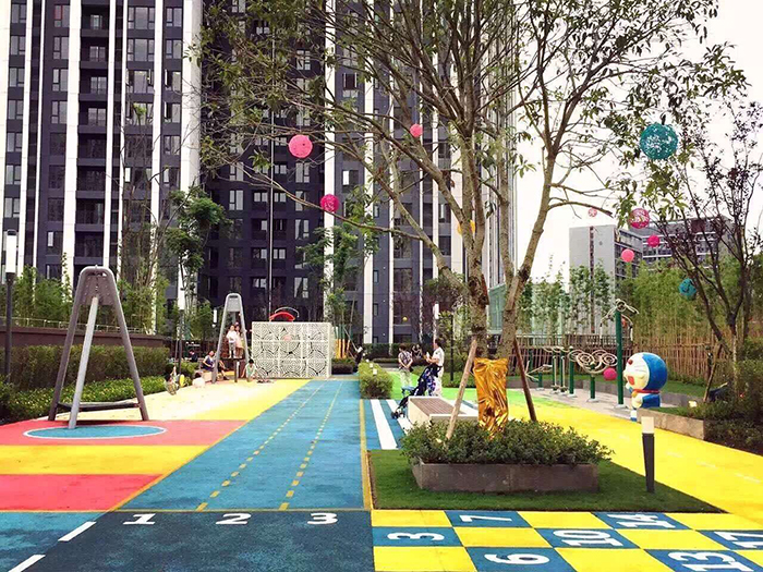 龙湖U城天街屋顶花园