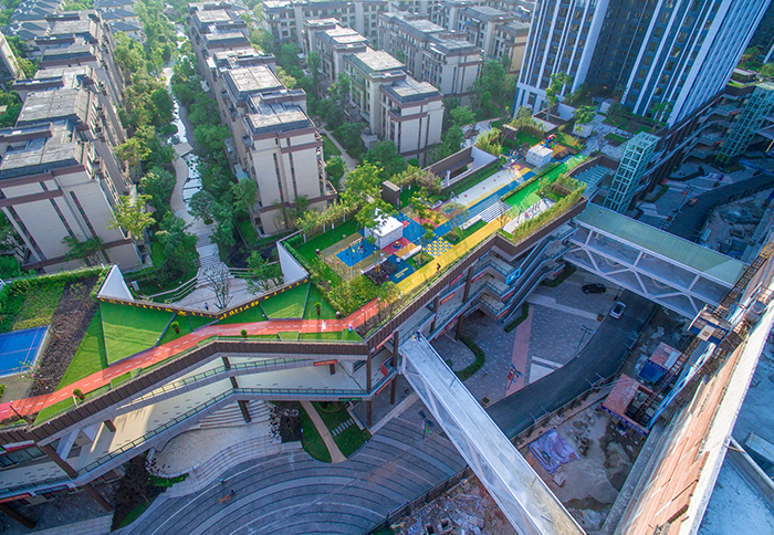 龙湖U城天街屋顶花园