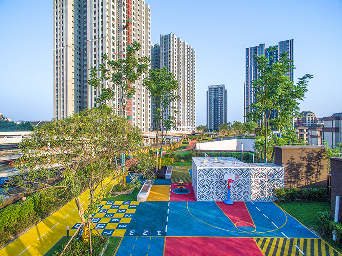 龙湖U城天街屋顶花园