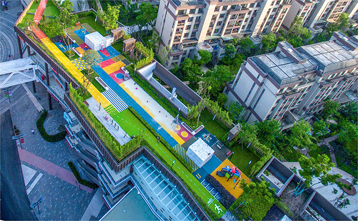 龙湖U城天街屋顶花园