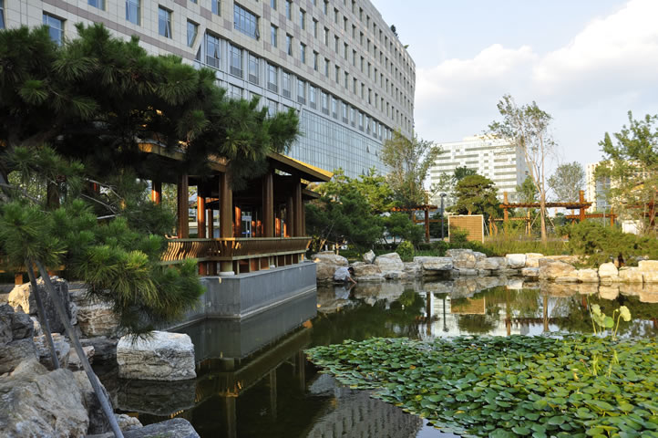 北京大学国际医院景观工程设计