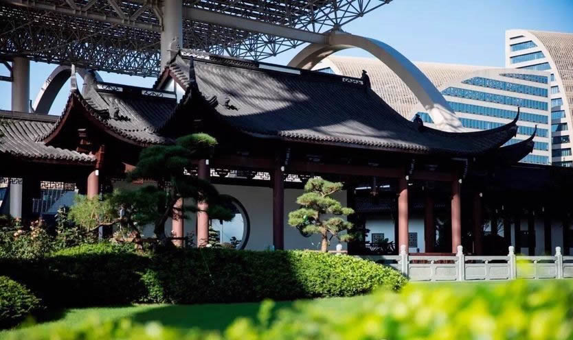 杭州国际博览中心屋面园林绿化工程
