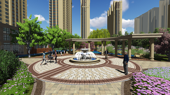 太原公园五号住宅小区景观规划设计