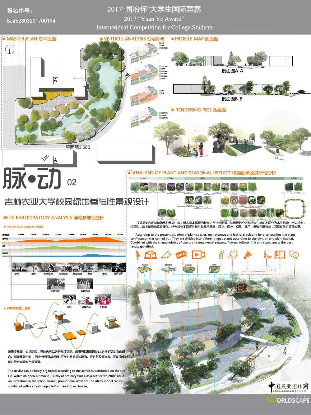 脉动——吉林农业大学校园绿地参与性设计