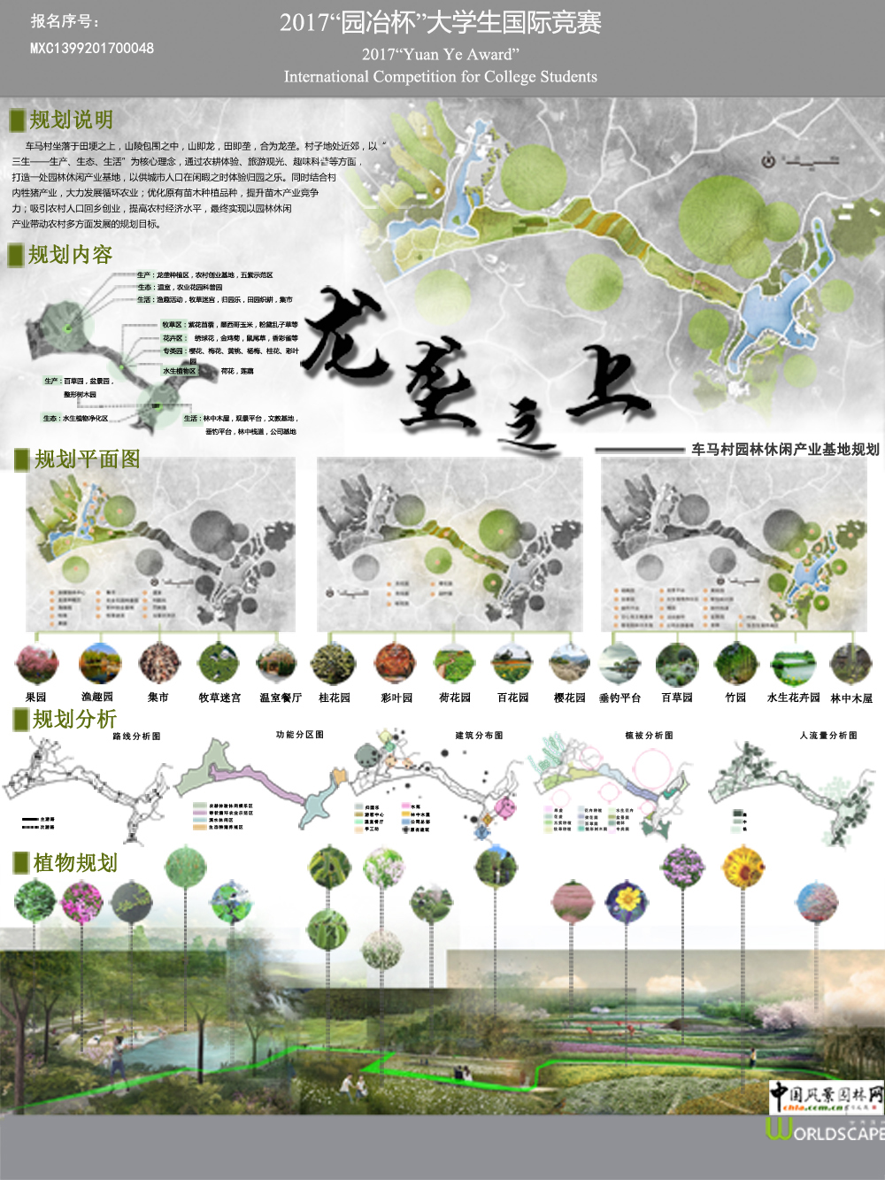 龙垄之上——车马村园林休闲产业基地规划