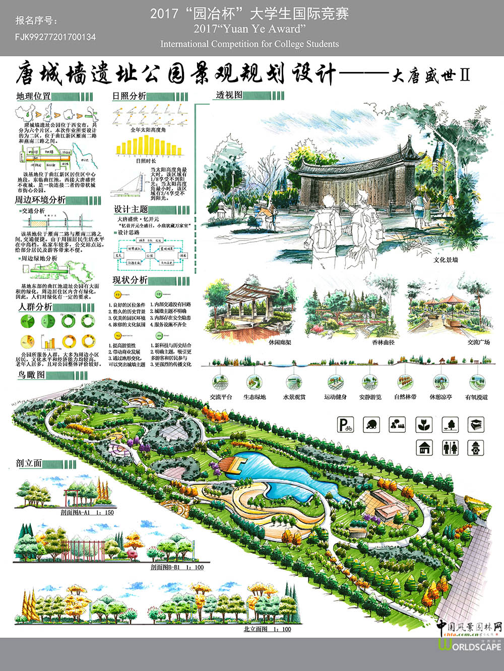 唐城墙遗址公园景观规划设计——大唐盛世