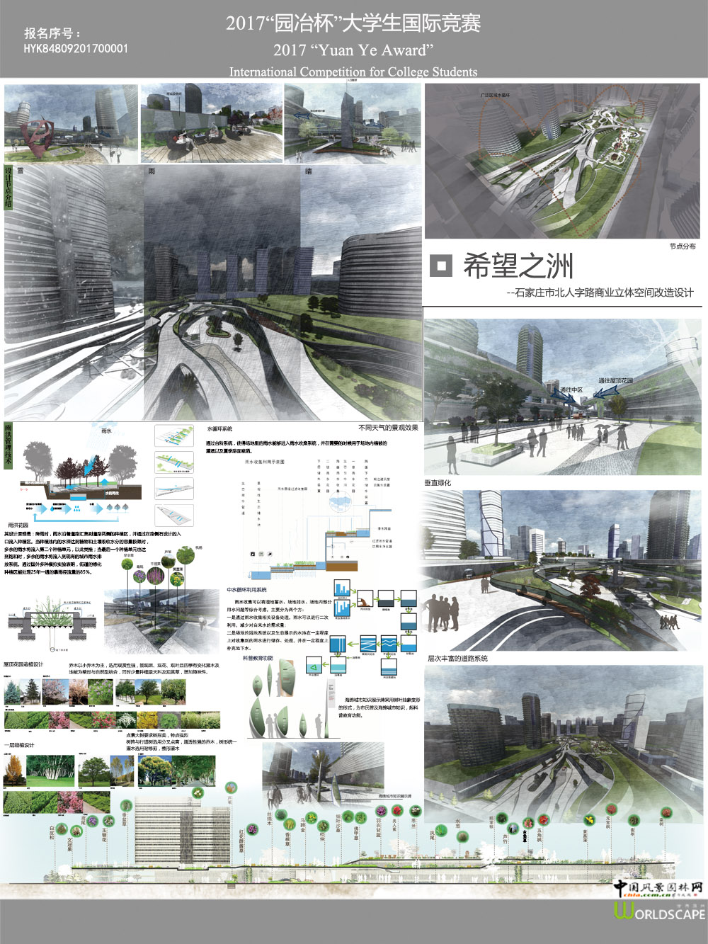 石家庄市北人字路商业立体空间改造设计