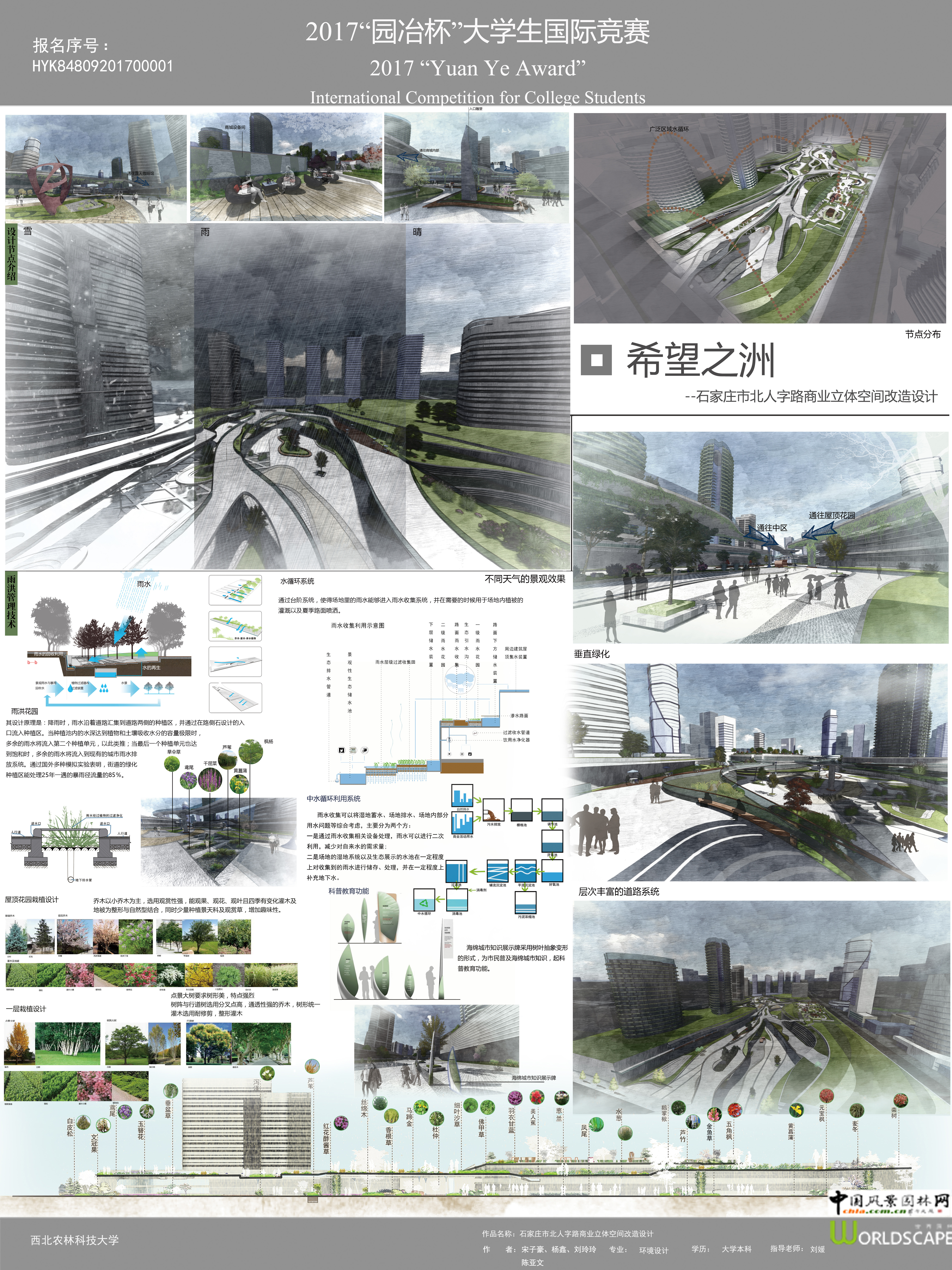 石家庄市北人字路商业立体空间改造设计