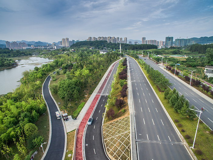 遵义市新薄新区6号路（长征大道）道路景观工程及配套工程