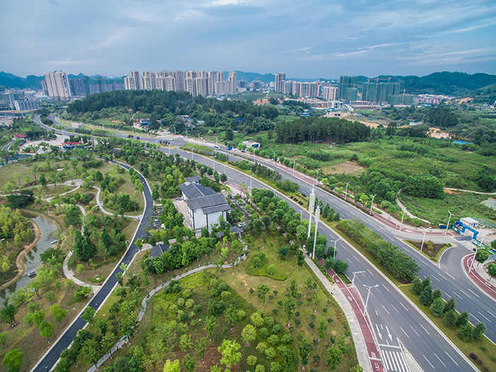 遵义市新薄新区6号路（长征大道）道路景观工程及配套工程
