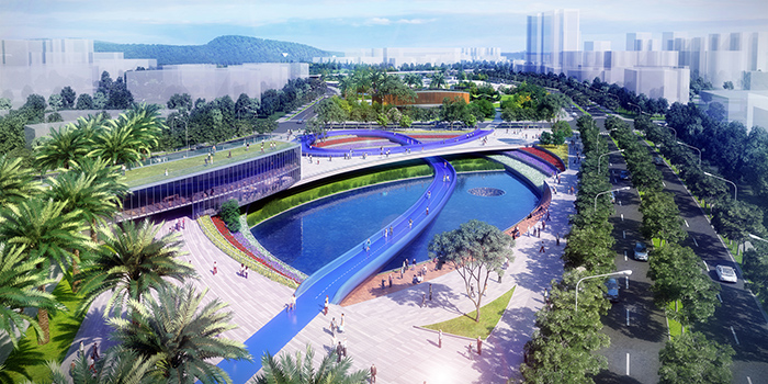 深圳市坪山区半月环中央公园