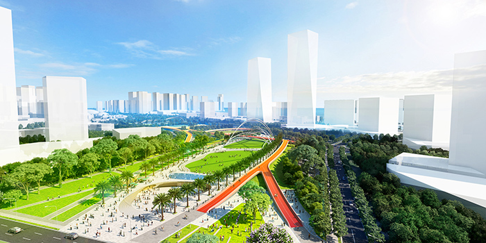 深圳市坪山区半月环中央公园