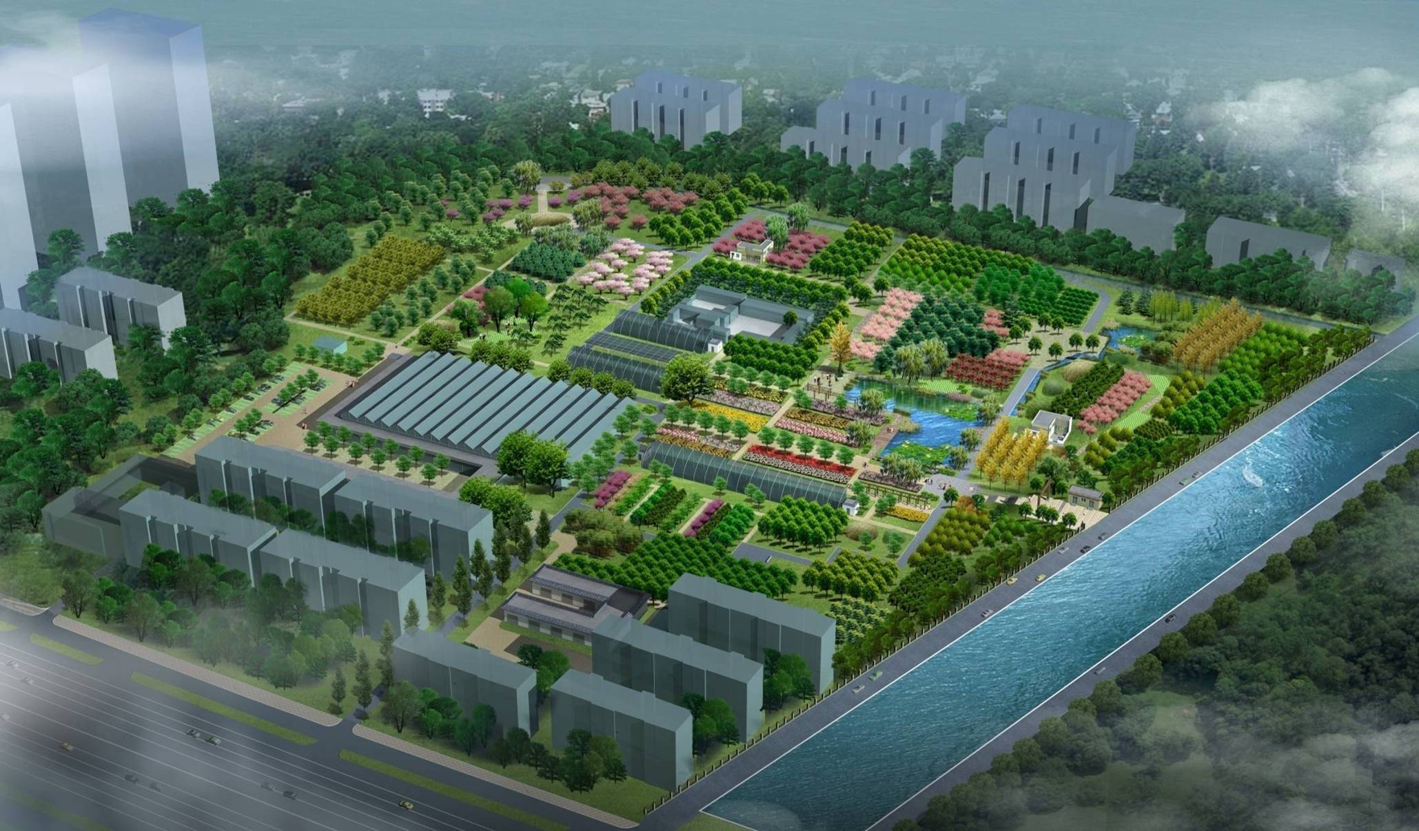 济南花圃公园景观设计
