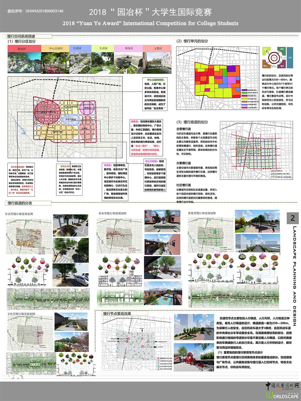 石家庄市一环内的慢行空间景观规划设计网展用图