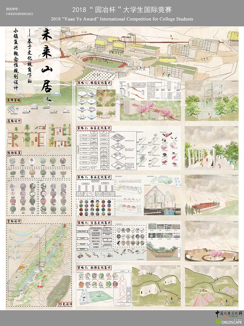 未来山居——基于文化视角下的小镇复兴概念性规划设计
