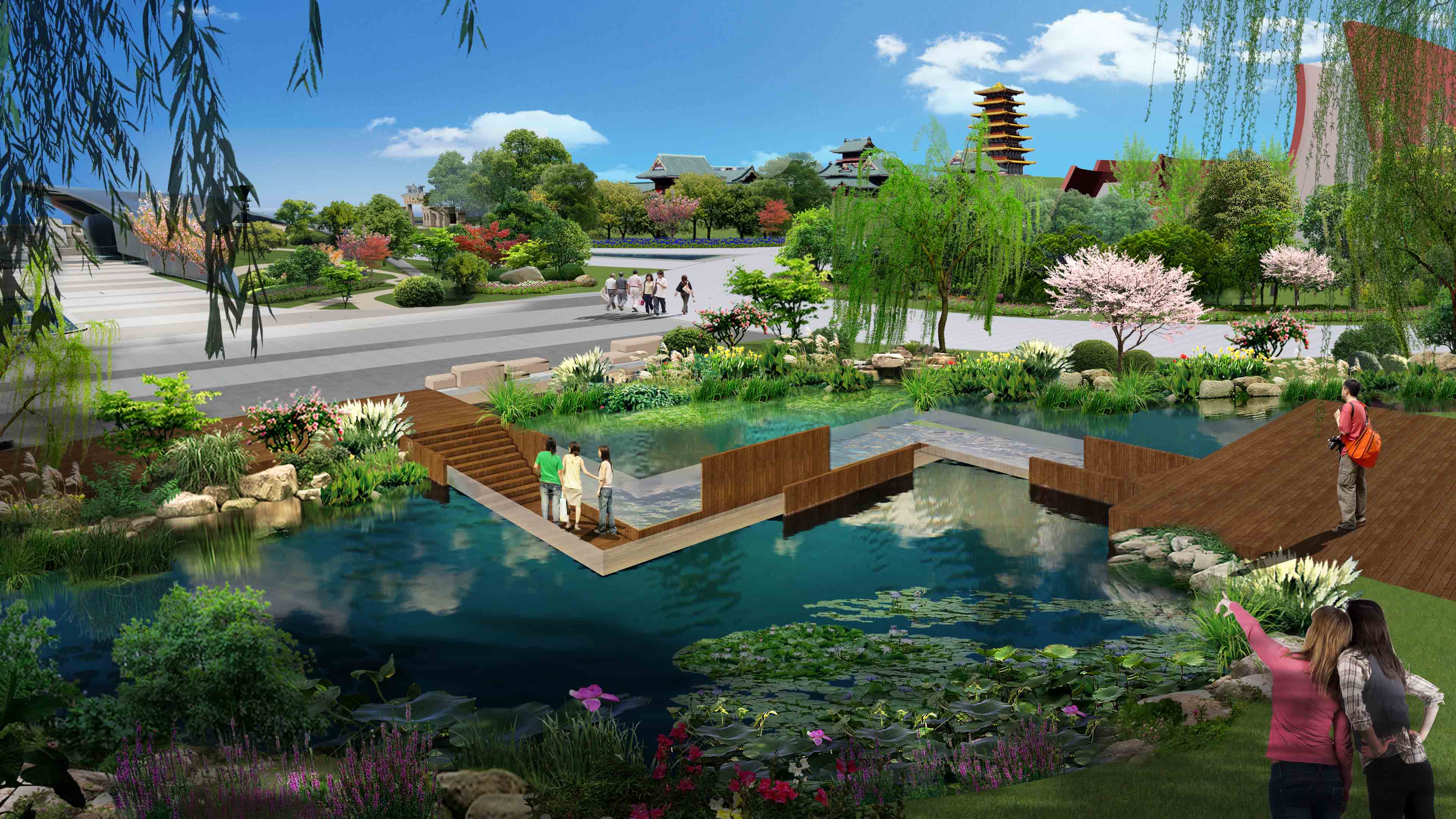 南京匠森——沂蒙艺术文化中心水利建设展览馆景观设计