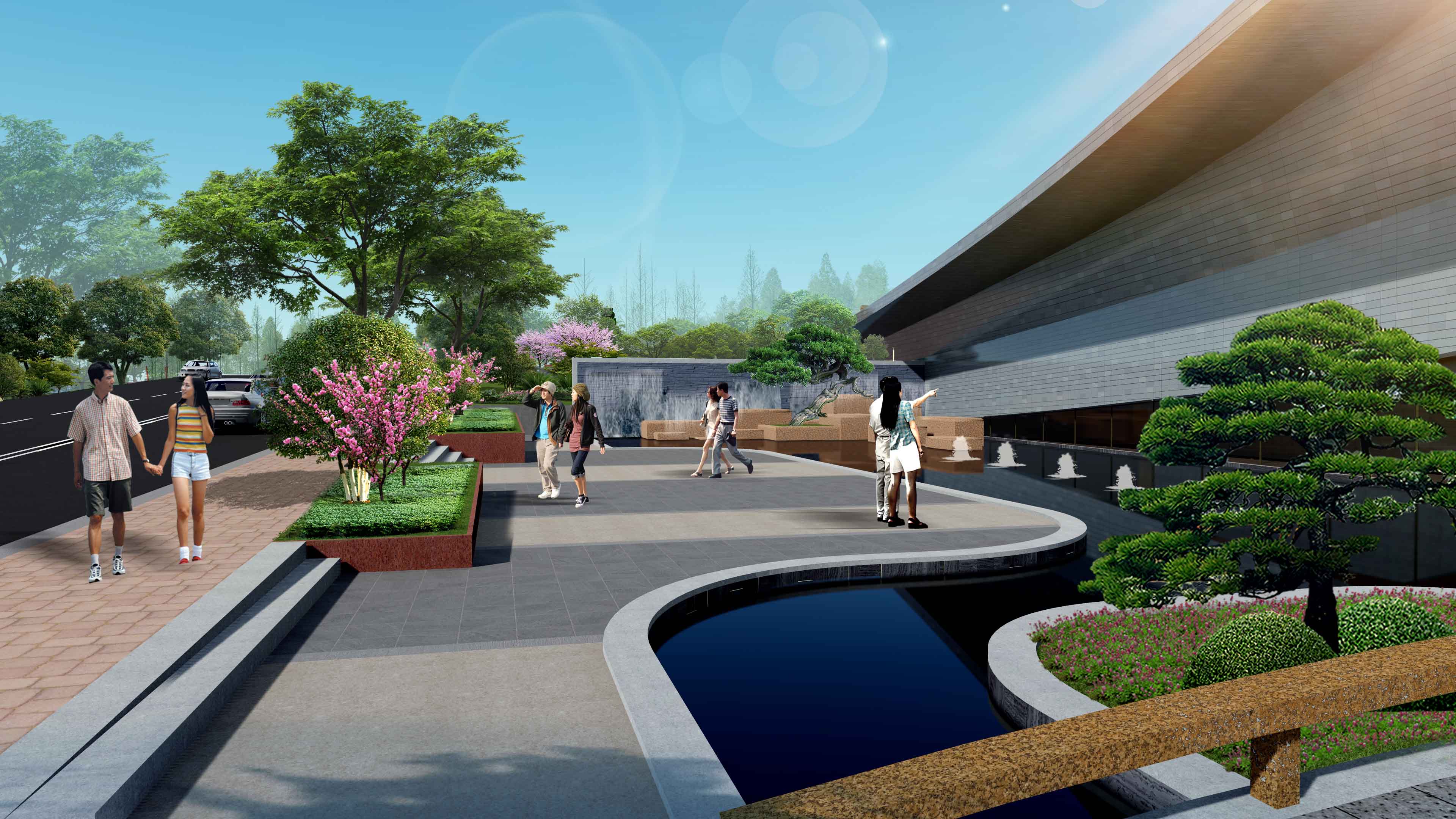 南京匠森——沂蒙艺术文化中心水利建设展览馆景观设计