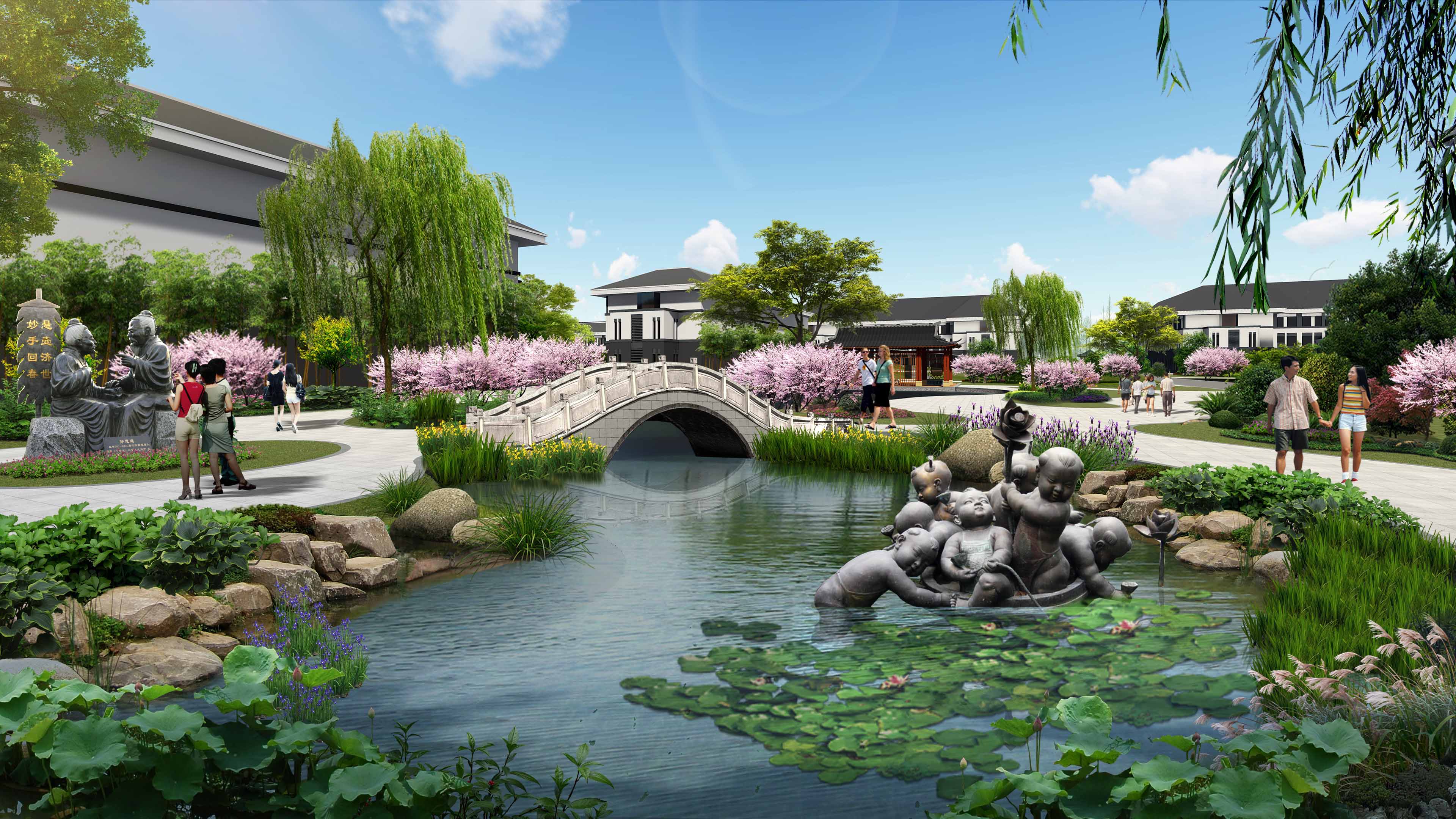 南京匠森——兰陵县中医医院景观设计