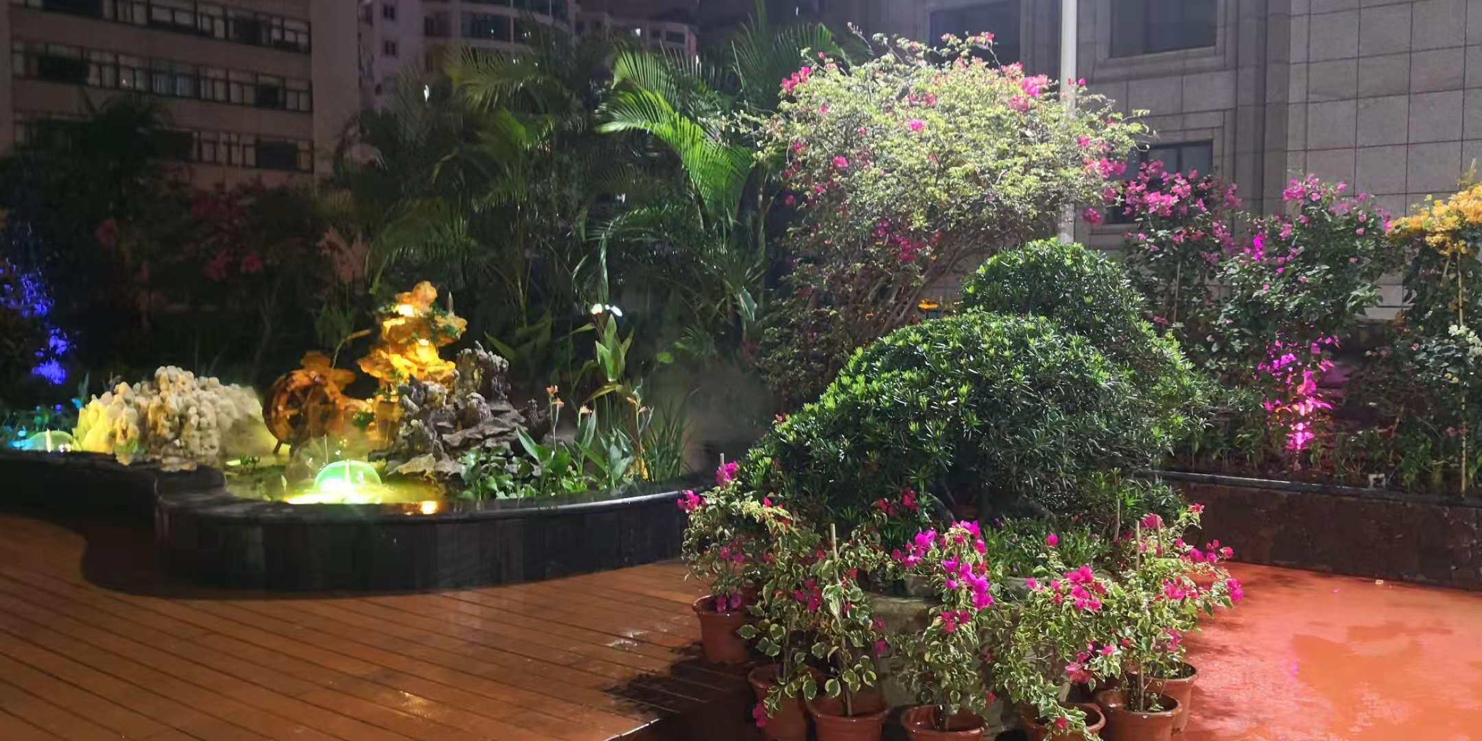 海口海涯大厦空中花园园林景观工程