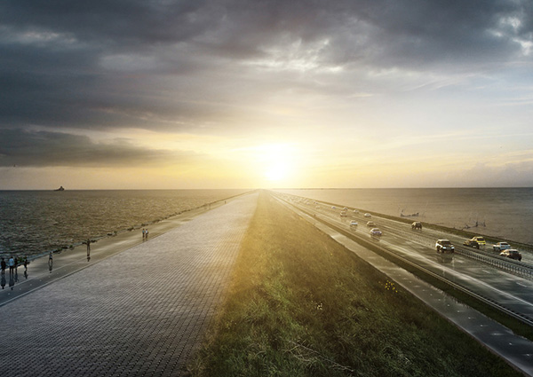 阿夫鲁戴克大堤 Afsluitdijk