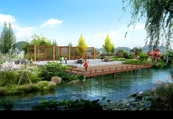 安顺市平坝区杨柳湾滨河公园景观方案设计