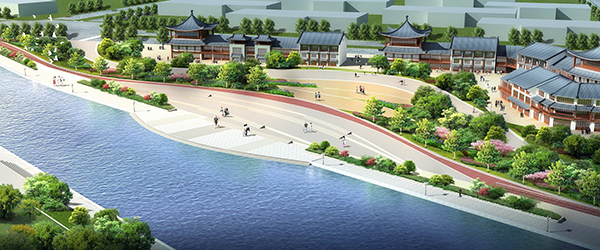 大运河平面图及效果图