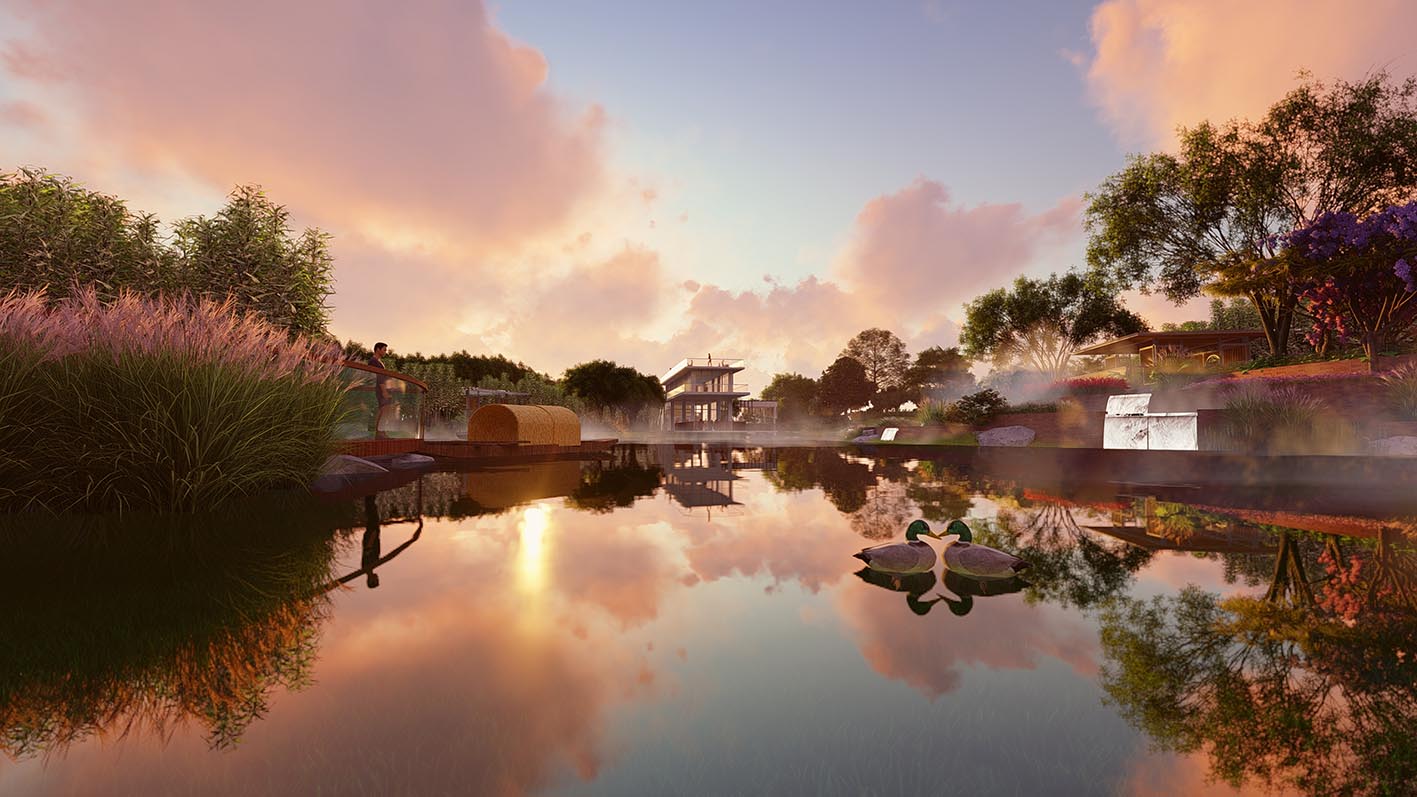 大荔县水街水景（龙泽湖）景观设计项目