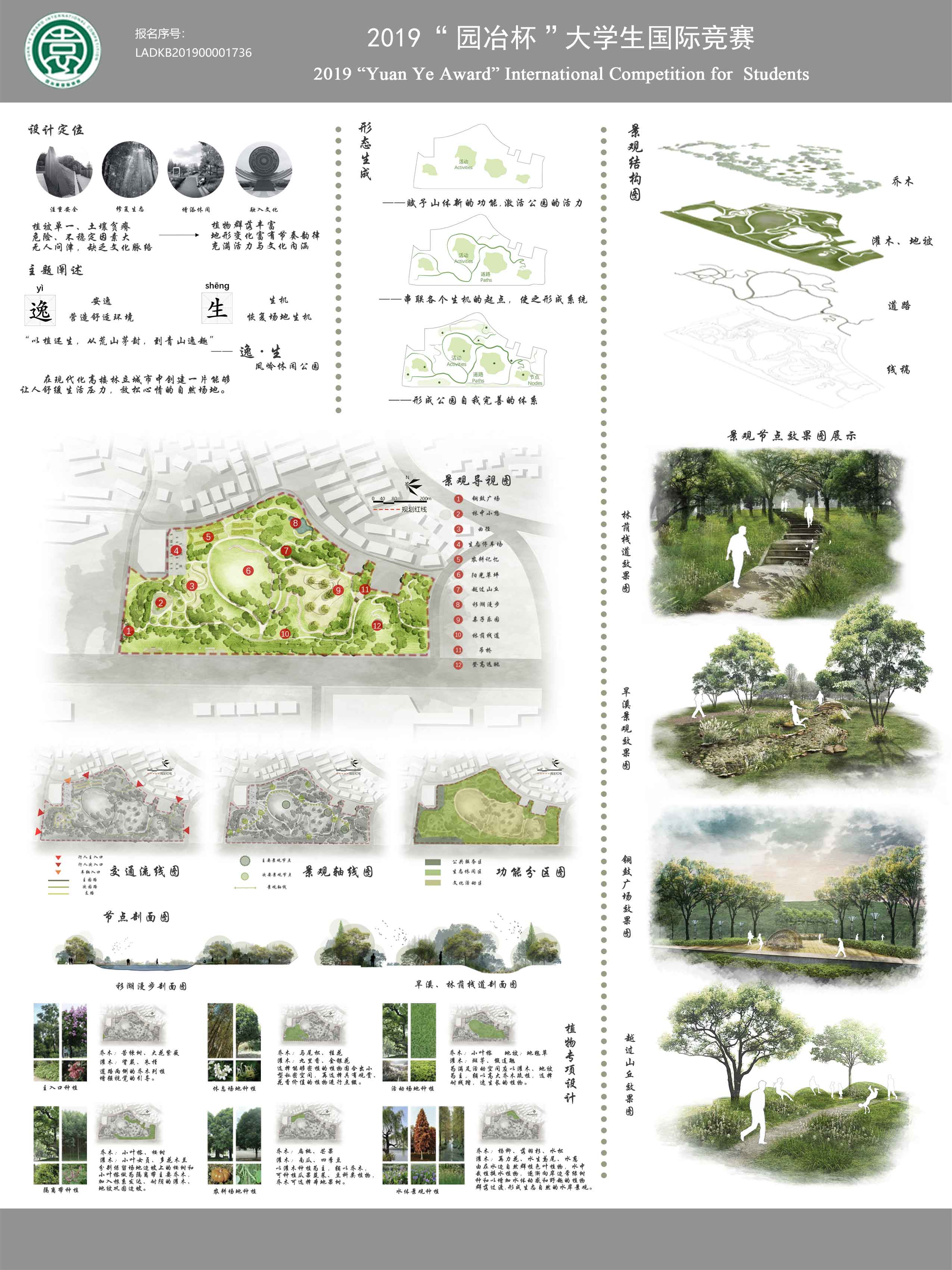 逸·生凤岭休闲公园——南宁市民族大道北侧绿地山体公园设计