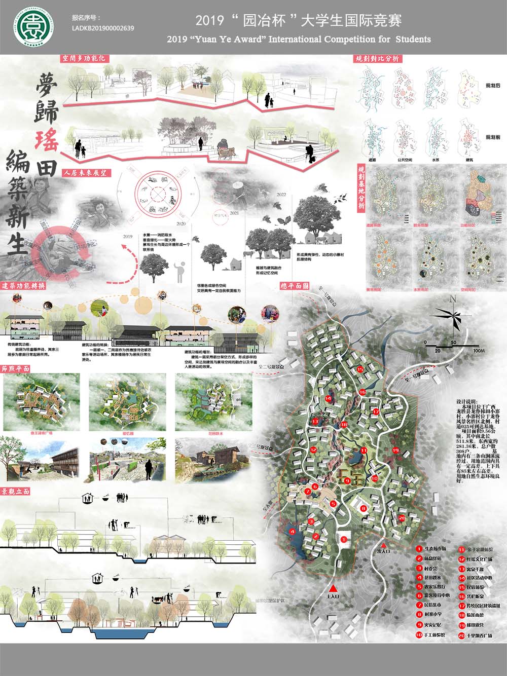 梦归瑶田 编筑新生——基于底线思维的龙脊梯田小寨村景观重建规划设计