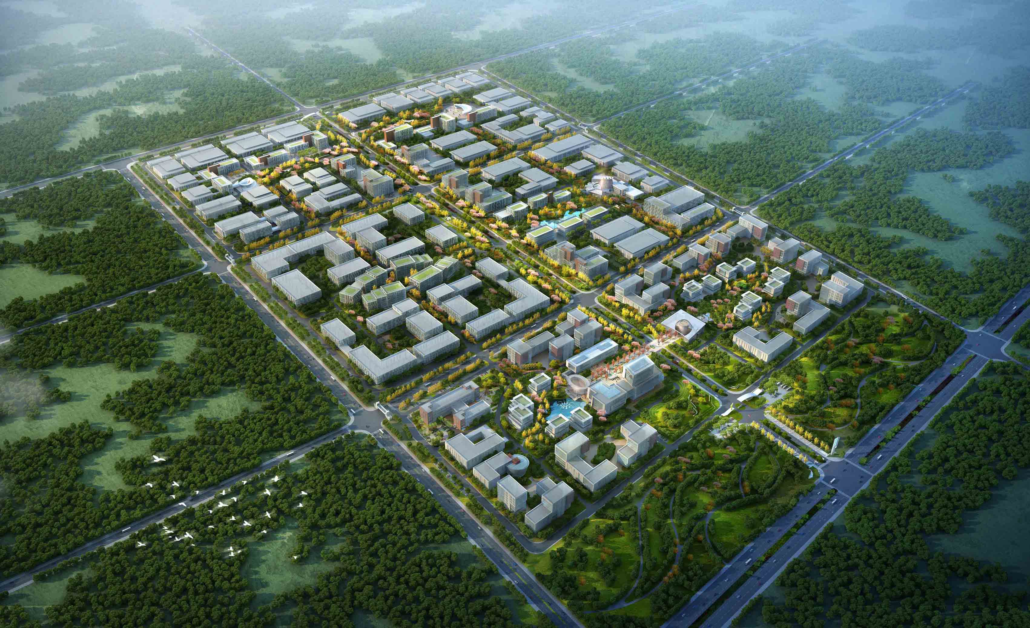 中国空间技术研究院怀来航天产业园区系列规划设计