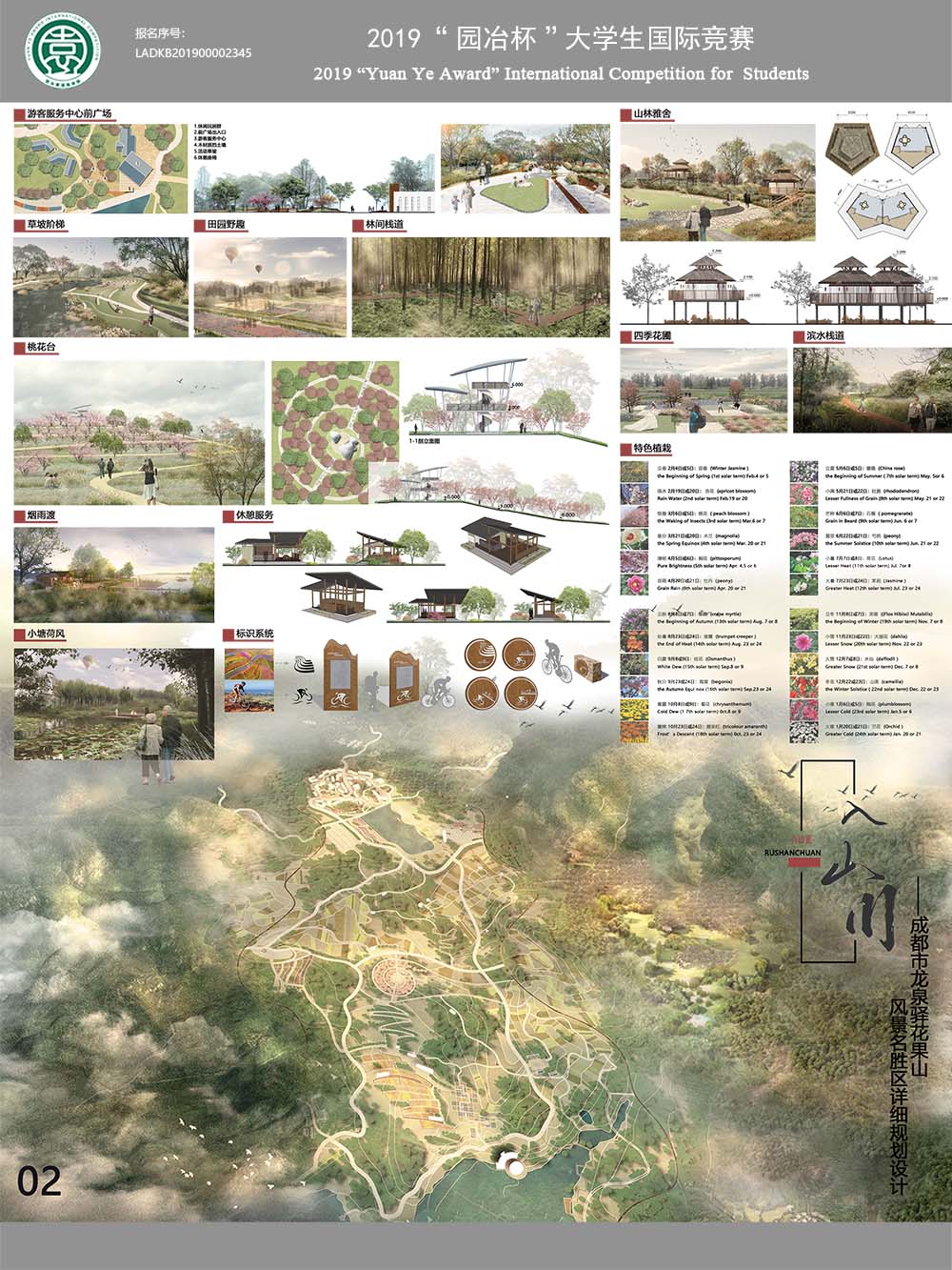 入山川——成都市龙泉驿花果山风景名胜区详细规划设计