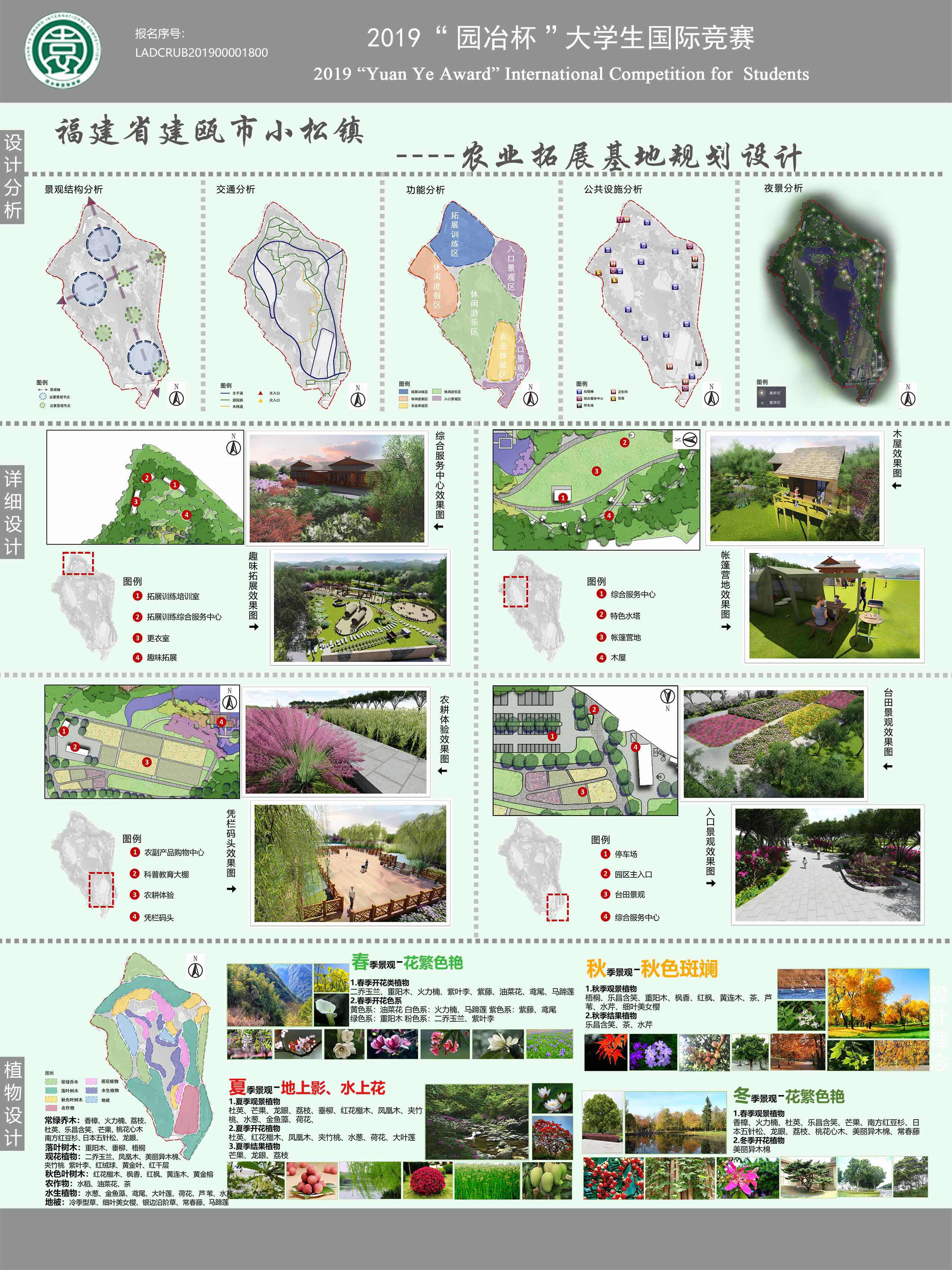 福建省建瓯市小松镇农业拓展基地规划设计