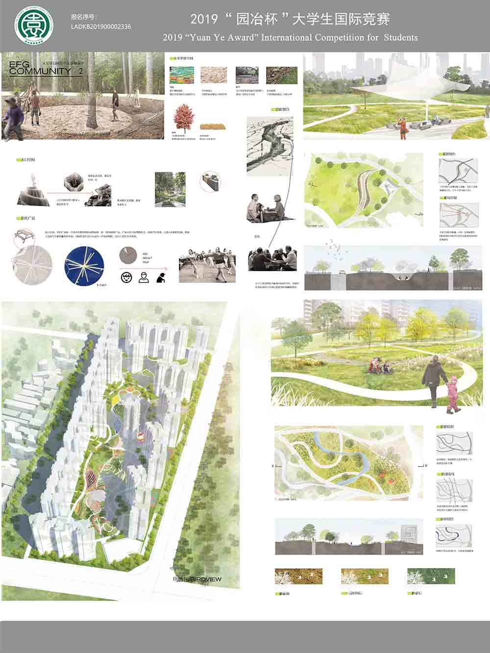 EFG社区——文星花园居住小区景观设计