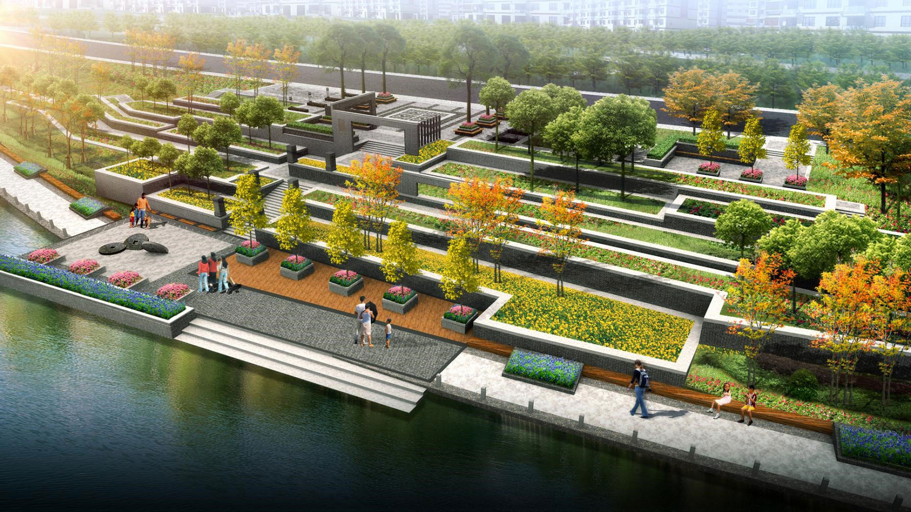 辽宁省兴城市城区河道景观规划设计