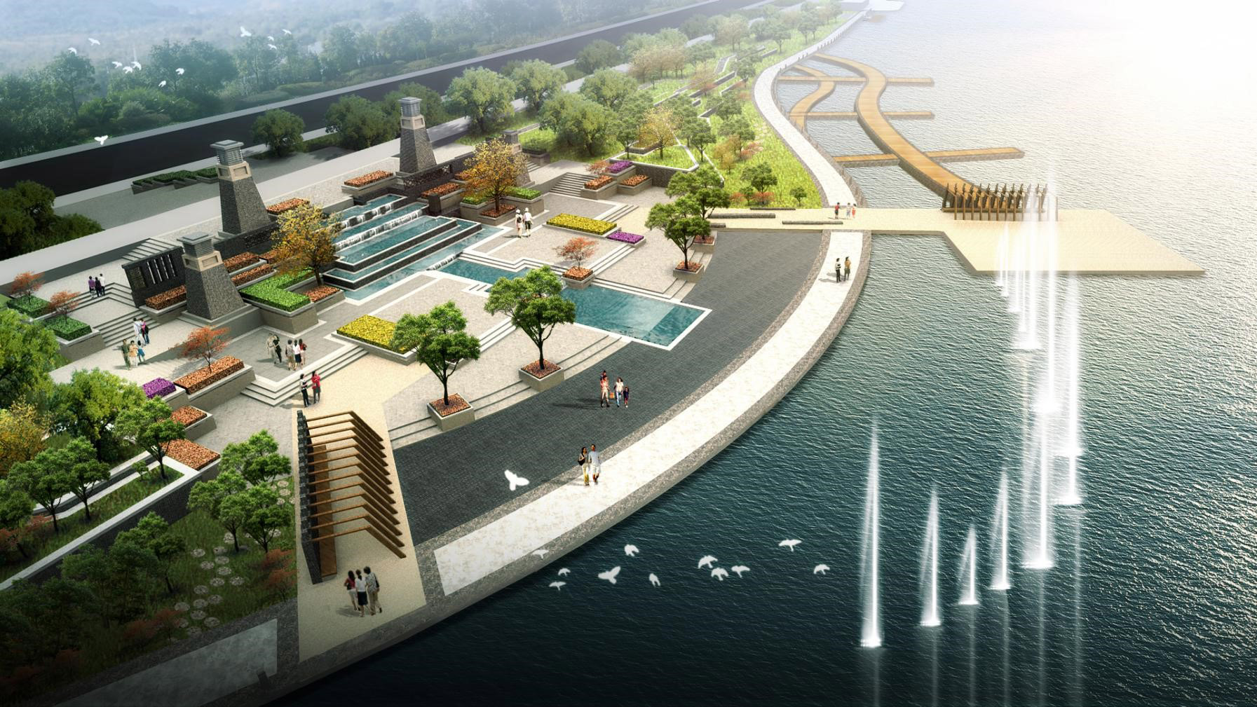 辽宁省兴城市城区河道景观规划设计