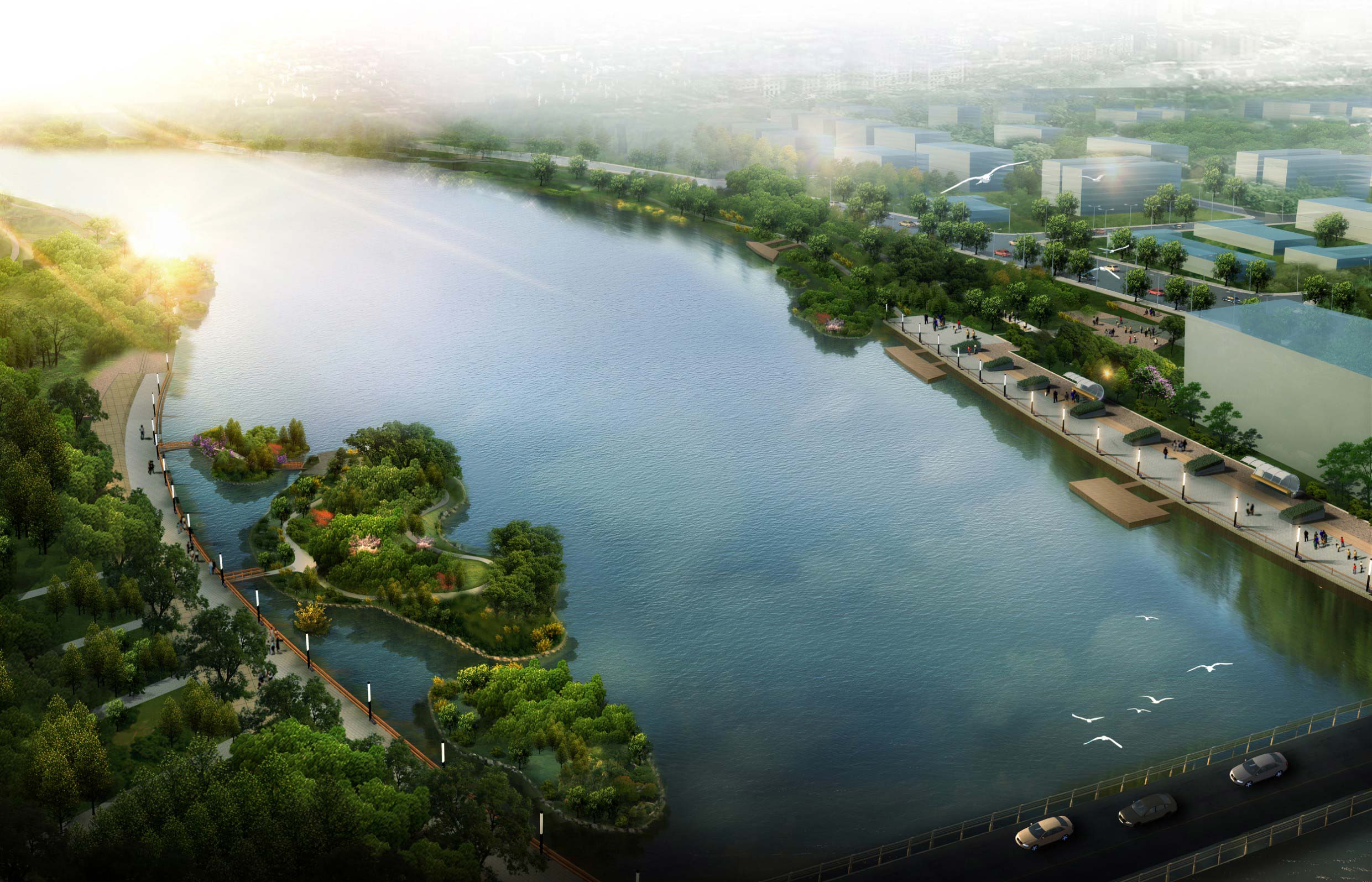 辽宁省兴城市城区河道景观规划设计