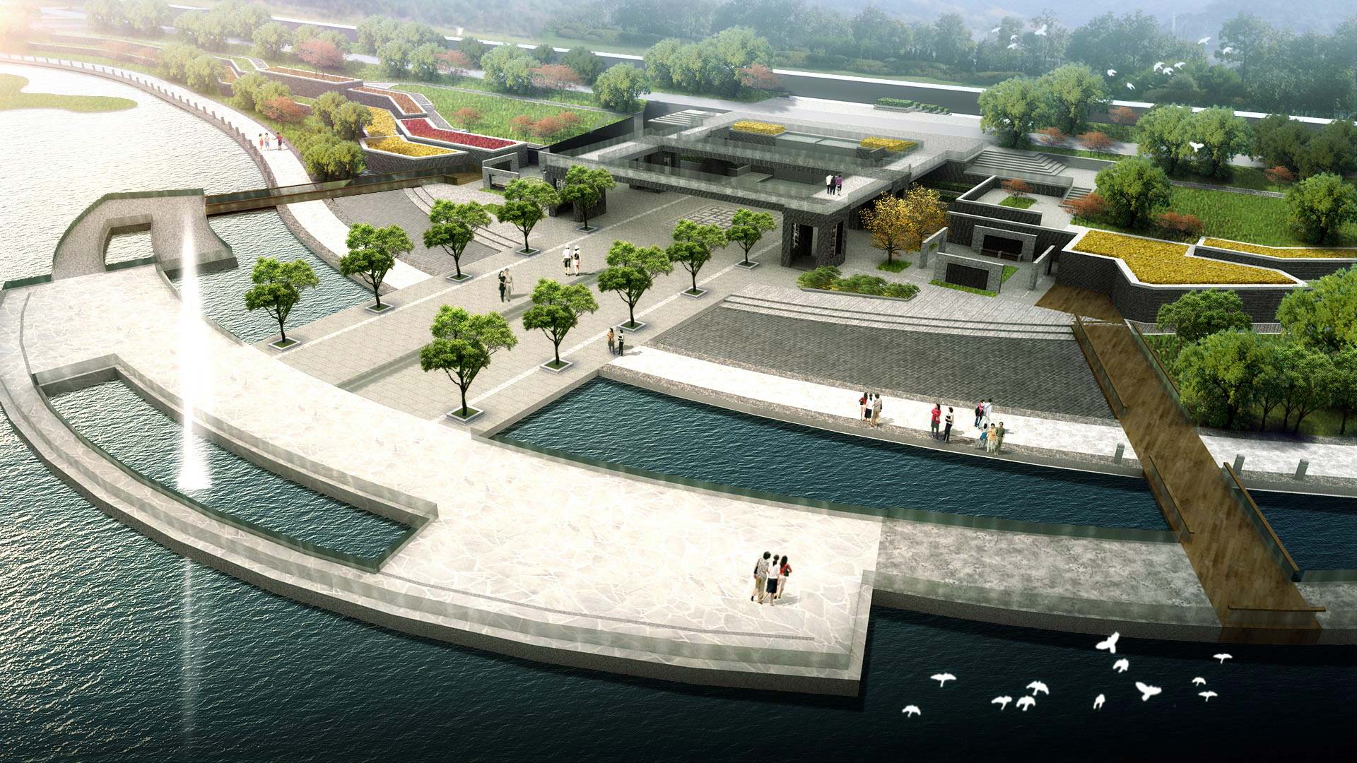 辽宁省兴城市城区河道景观规划设计