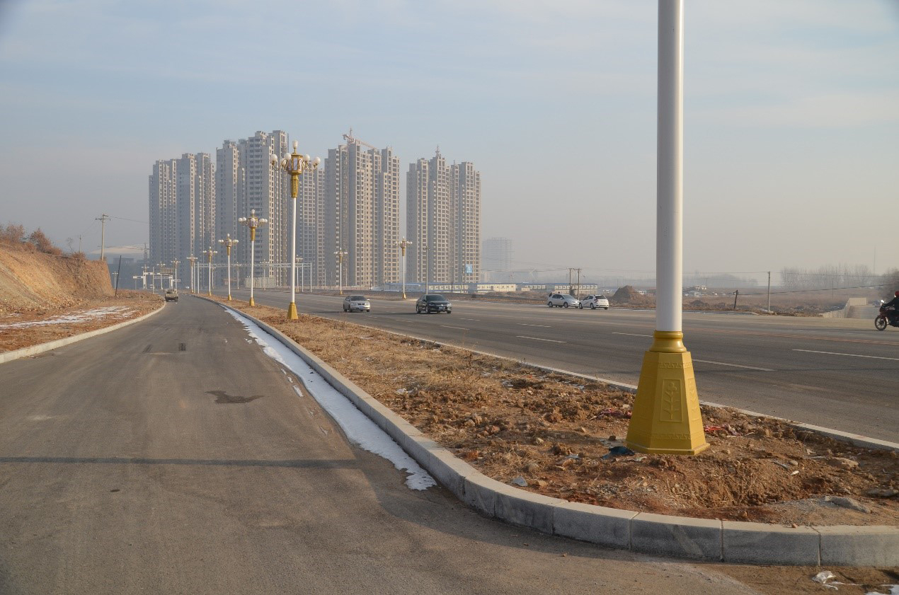 兴城市龙兴路绿化设计景观工程
