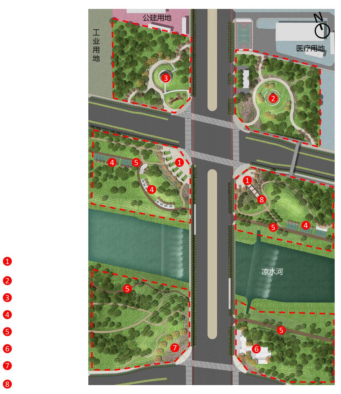 北京经济技术开发区有轨电车T1线沿线景观总体规划
