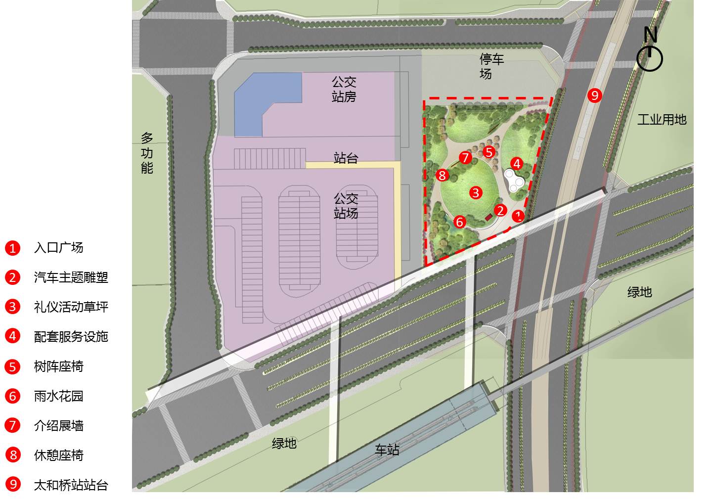 北京经济技术开发区有轨电车T1线沿线景观总体规划