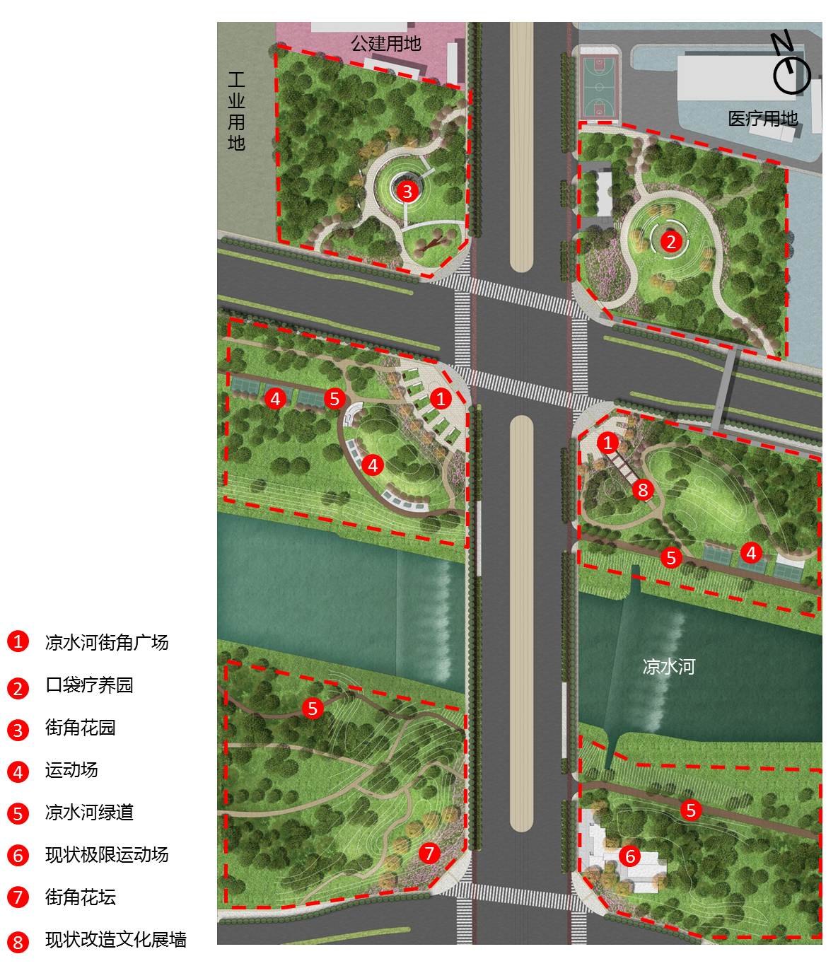 北京经济技术开发区有轨电车T1线沿线景观总体规划