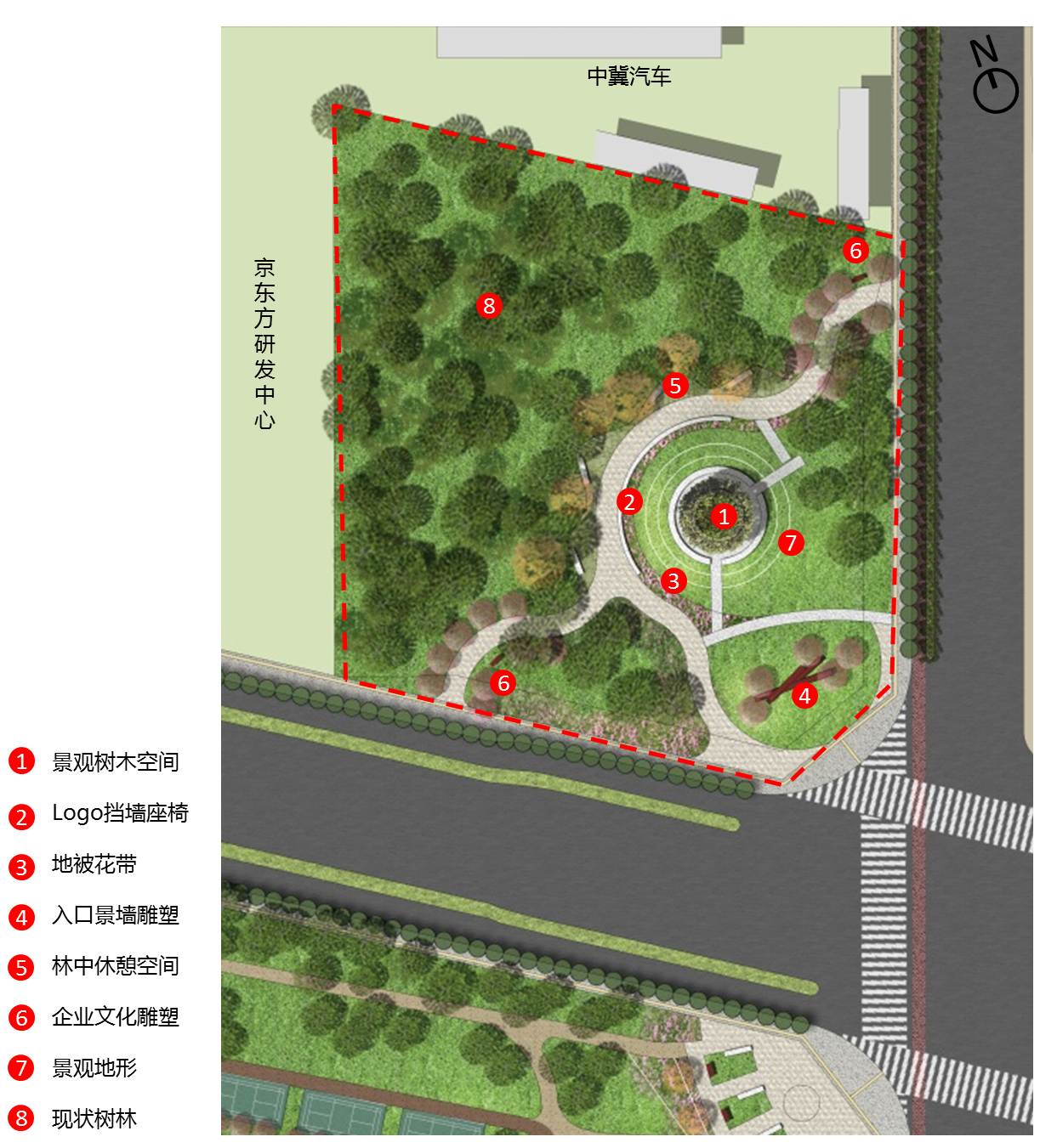 北京经济技术开发区有轨电车T1线沿线景观总体规划