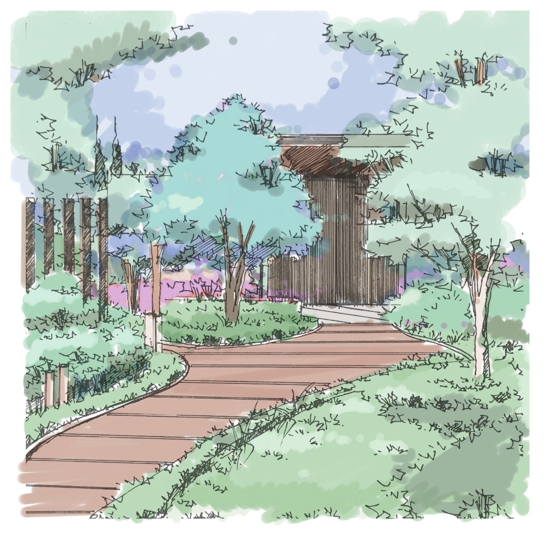 蓝调时光 / 理想海示范区景观