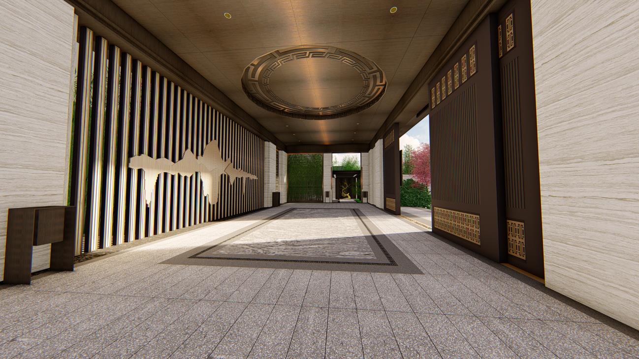 电建地产·西安洺悦府示范区景观工程