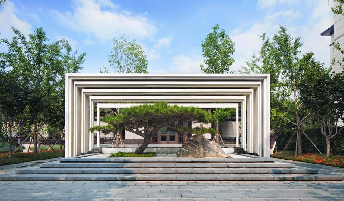 北京城建国誉府景观设计-理工大学2号地
