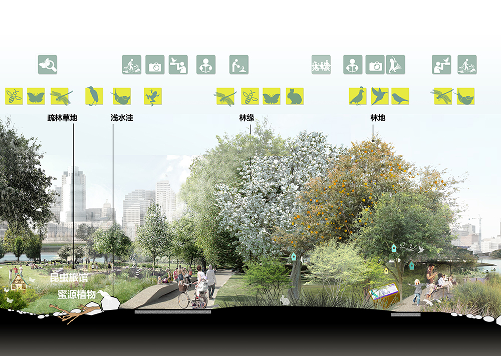 Xi’An Xingfu Green Belt Landscape and Lighting Conceptual Design
