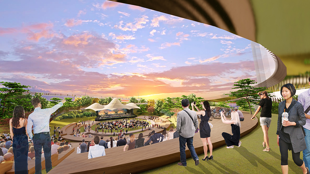 Xi’An Xingfu Green Belt Landscape and Lighting Conceptual Design