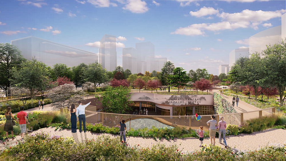 Xi’An Xingfu Green Belt Landscape and Lighting Conceptual Design